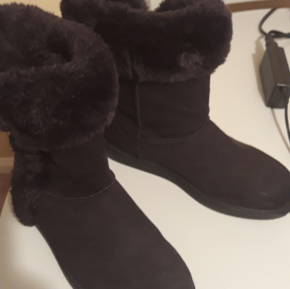Boots with fur